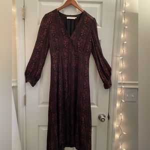 ASTR The Label Floral MIDI Dress